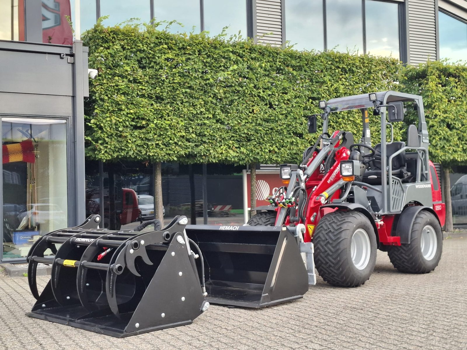 Weidemann 1280 shovel afgeleverd in Enter